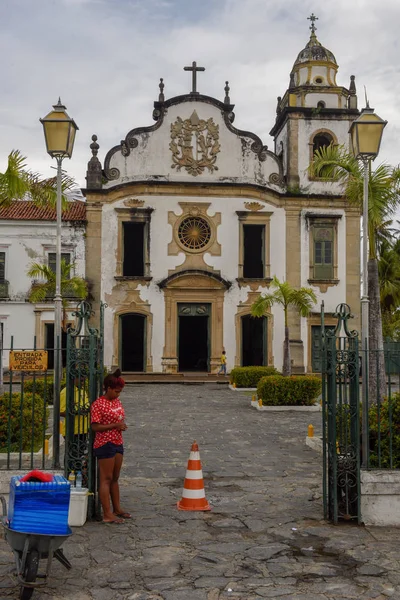 Церковь Сан-Бенто в Олинде, Бразилия — стоковое фото