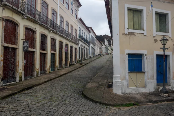 Arquitetura colonial tradicional portuguesa em São Luis, Brasil — Fotografia de Stock