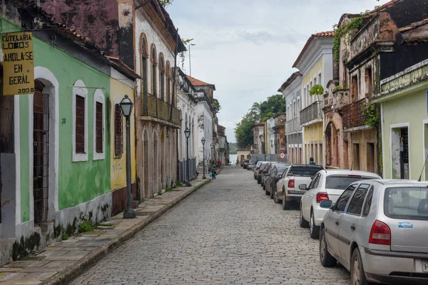 Hagyományos portugál gyarmati építészet Sao Luis, Brazília — Stock Fotó