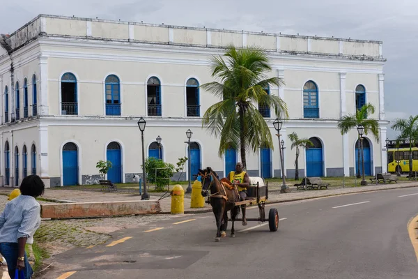 Arquitetura colonial tradicional portuguesa em São Luis em Braz — Fotografia de Stock