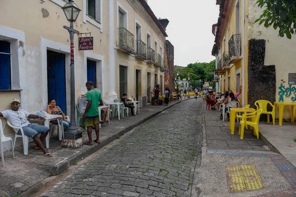 Traditionele Portugese koloniale architectuur in Sao Luis op hardsoldeer — Stockfoto