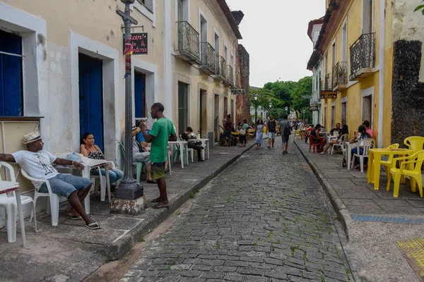 Hagyományos portugál gyarmati építészet Sao Luis-én Braz — Stock Fotó