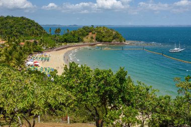Brezilya'da Salvador Bahia yakınlarındaki Frades adası