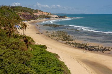 Beautiful beach of Praia do Amor near Pipa, Brazil clipart