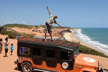 Brezilya'da Pipa yakınlarındaki Praia yapmak Amor Güzel plaj