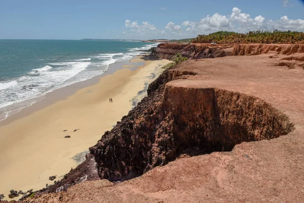 Hermosa playa de Praia do Amor cerca de Pipa, Brasil —  Fotos de Stock