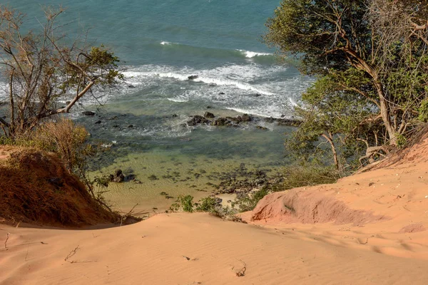 Пляж Фасия-ду-Амор недалеко от Пипа, Бразилия — стоковое фото