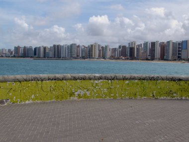 Fortaleza Praia de Iracema plaj, kuzeydoğu Brezilya