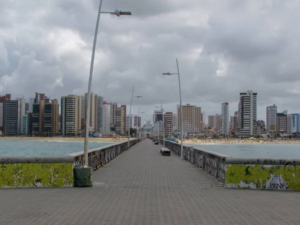 Fortaleza Praia de Iracema plaj, kuzeydoğu Brezilya