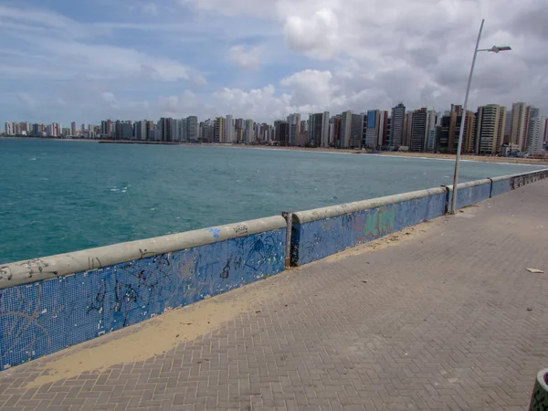 Fortaleza Praia de Iracema plaj, kuzeydoğu Brezilya