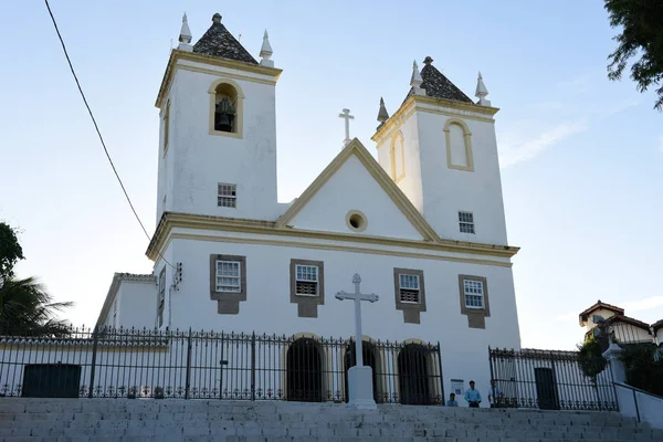 Ιστορική εκκλησία του Santo Antonio του Barra στο Σαλβαδόρ Μπαΐα, Bra — Φωτογραφία Αρχείου