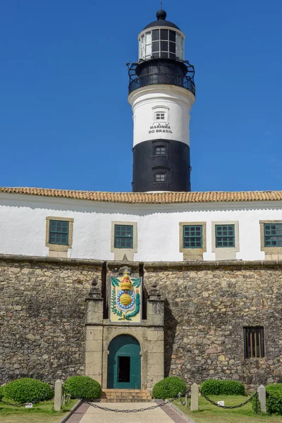 Το ιστορικό Farol da Barra (Φάρος Barra) στο Σαλβαντόρ Μπαΐα — Φωτογραφία Αρχείου