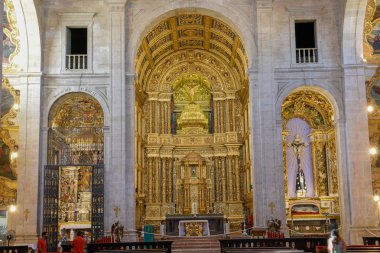 Brezilya Salvador Bahia Katedrali Bazilikası İçişleri