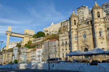 Br Salvador Bahia alt şehirden Lacerda Asansör Görünümü