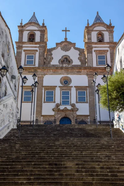 Kostel Santa Barbara na Pelourinho v Salvadoru Bahia, Brazílie — Stock fotografie