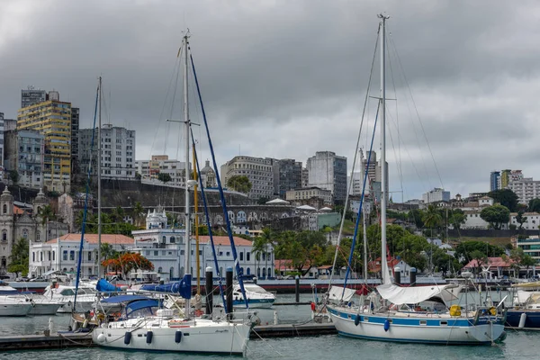 El puerto de Salvador Bahia en Brasil — Foto de Stock