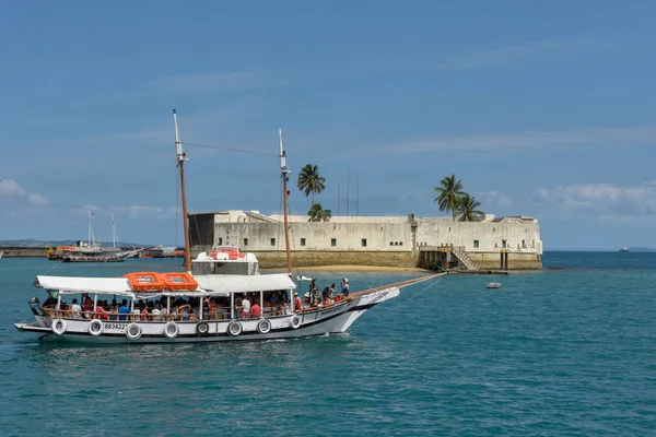 Forte von san marcelo bei salvador bahia auf brasilien — Stockfoto