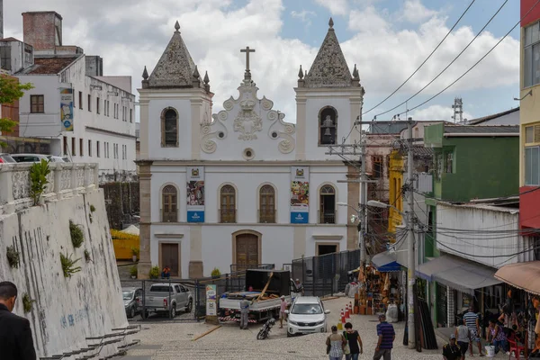 Koloniální kostel Salvadoru Bahia v Brazílii — Stock fotografie