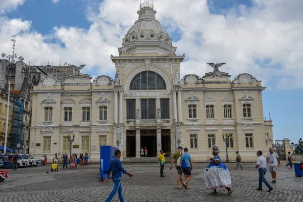 Palazzo storico del Rio Branco a Salvador Bahia in Brasile — Foto Stock