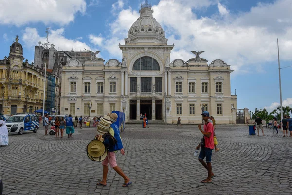 Brezilya'da Salvador Bahia Rio Branco tarihi saray — Stok fotoğraf