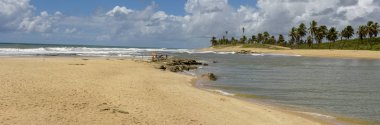 Bahia, Brezilya'daki Sauipe sahili