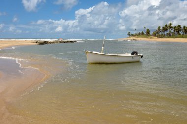 Bahia, Brezilya'daki Sauipe sahili
