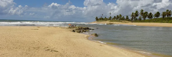 Wybrzeże Sauipe na Bahia, Brazylia — Zdjęcie stockowe