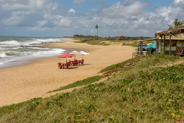 De kust van Sauipe op Bahia, Brazilië — Stockfoto