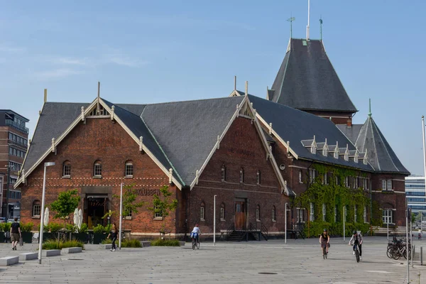 덴마크 오르후스의 오래된 전통 건물 — 스톡 사진