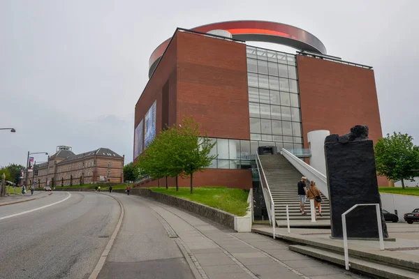 Das aros art museum von aarhus auf dänemark — Stockfoto