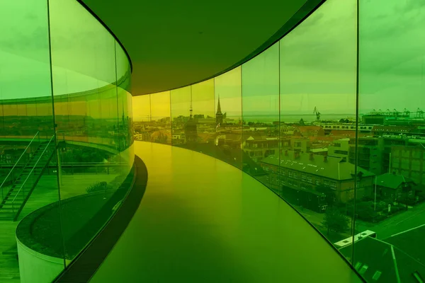 Le panorama arc-en-ciel du musée d'art ARoS à Aarhus, Danemark — Photo