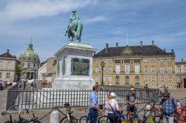 Amalienborg şehir meydanında kraliyet Danimarka aile ikamet olduğunu 