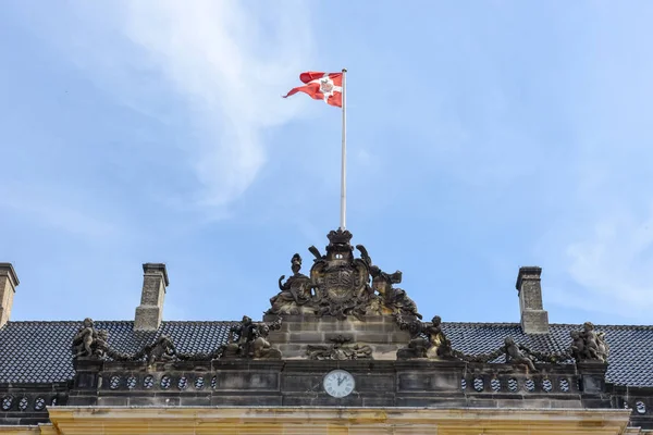 Амалиенборг королевская резиденция датчан в Копенгагене о — стоковое фото
