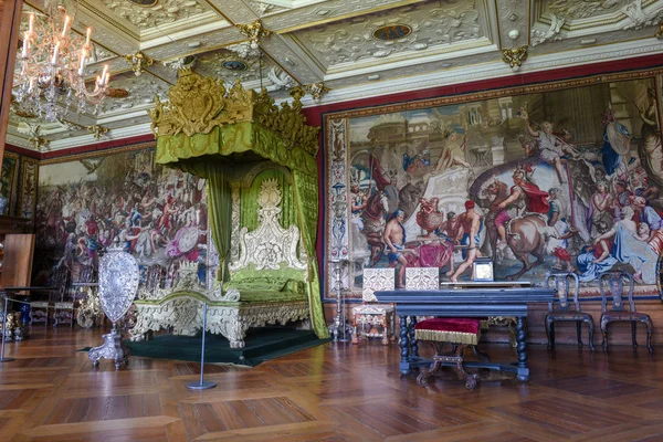 Interior do castelo de Frederiksborg em Hillerod, na Dinamarca — Fotografia de Stock