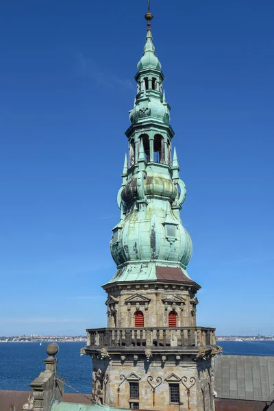 Turm der Burg Kronborg bei Helsingor auf Dänemark — Stockfoto