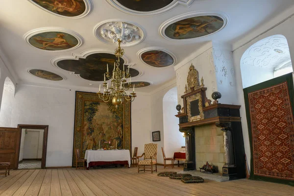 Interiér Kronborgského hradu v Helsingor na Dánsku — Stock fotografie