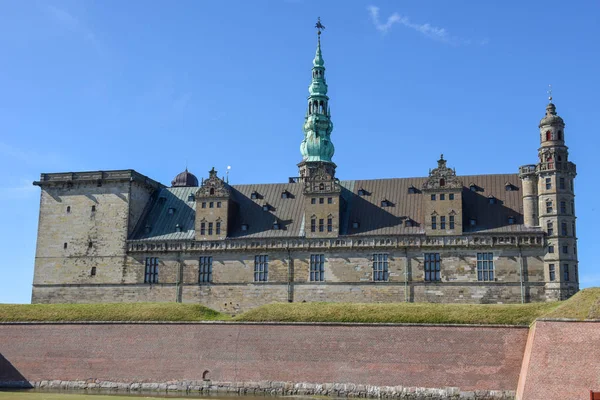 Castelo de Kronborg em Helsingor, na Dinamarca — Fotografia de Stock