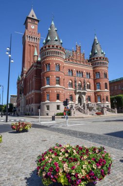 İsveç'teki Helsingborg belediye binası