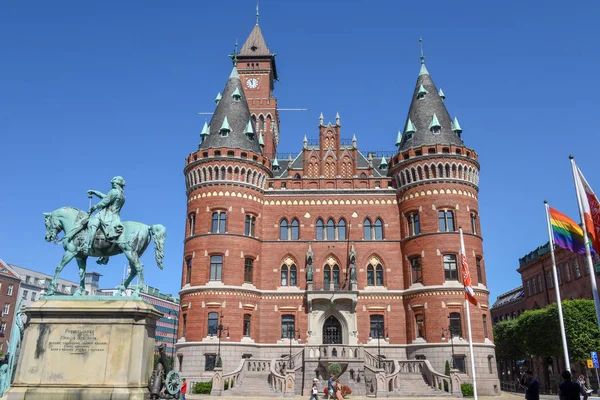 Das Rathaus von helsingborg auf schweden — Stockfoto