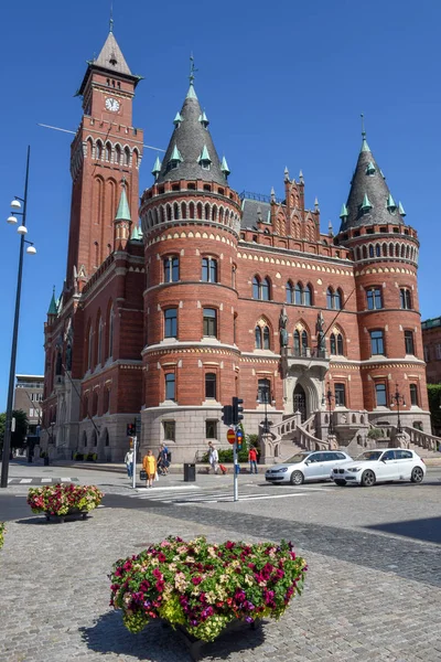 Το Δημαρχείο του Χέλσινγκμποργκ στη Σουηδία — Φωτογραφία Αρχείου