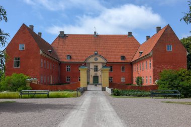 İsveç'te Krapperup kırsal kale