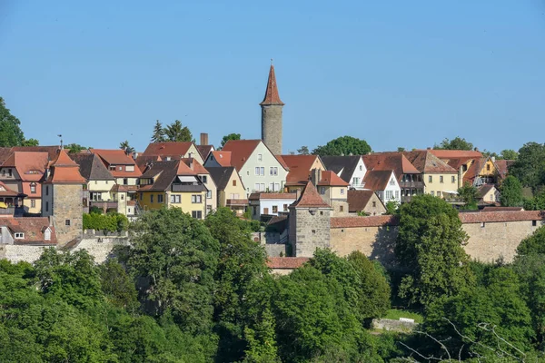 ドイツ、ローテンブルク・オブ・デル・タウバーの歴史的な町 — ストック写真