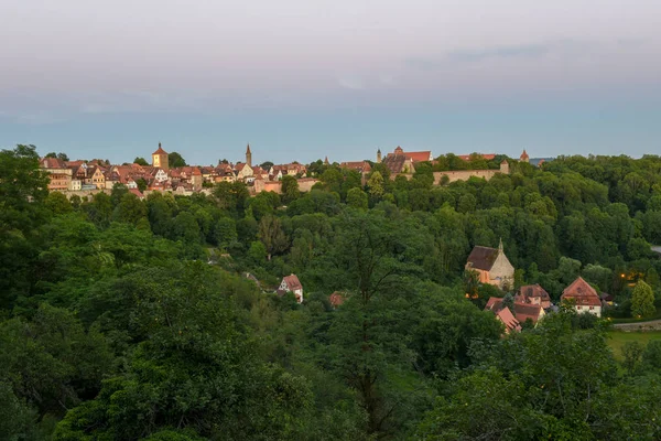 Historische stad Rotenburg ob der Tauber, Duitsland — Stockfoto