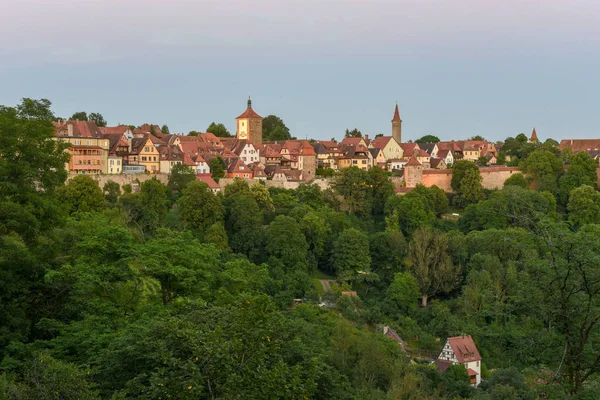 Historische stad Rotenburg ob der Tauber, Duitsland — Stockfoto