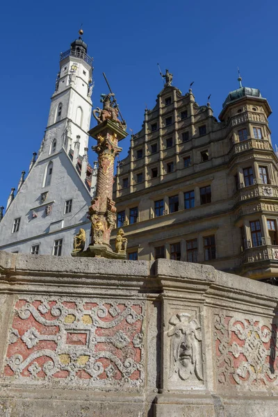 Historical house at Rotenburg ob der Tauber in Germany — Stock Photo, Image