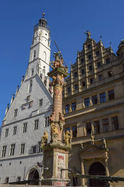 Historical house at Rotenburg ob der Tauber in Germany — стокове фото