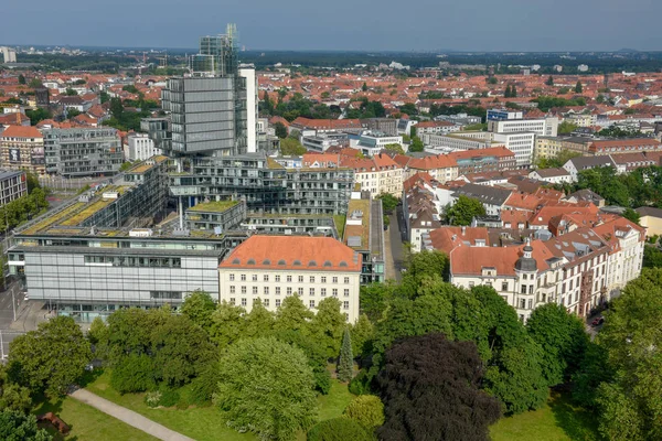 Almanya'da Hannover merkezinde havadan görünüm