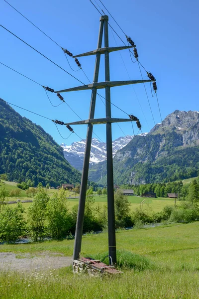 Paysage du village de Grafenort en Suisse — Photo