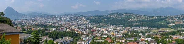 View at the bay of Lugano on Switzerland — Stock Photo, Image