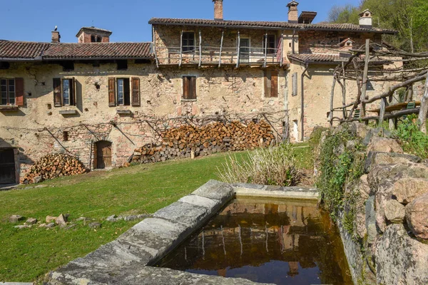 Casa Rural Torello Cerca Carona Los Alpes Suizos — Foto de Stock